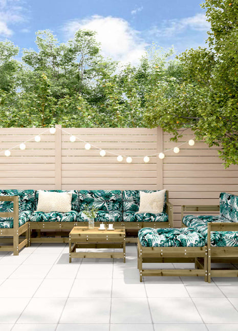 10-delige Loungeset geïmpregneerd grenenhout