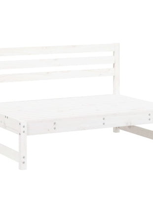 6-delige Loungeset massief grenenhout wit