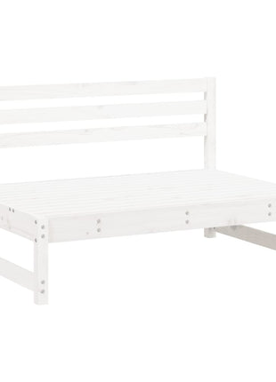 6-delige Loungeset massief grenenhout wit