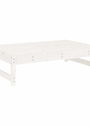 6-delige Loungeset massief grenenhout wit