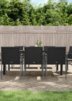 8 / 200 cm tafellengte / Zwart