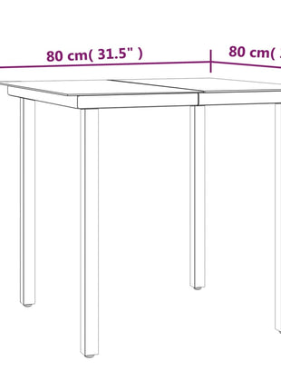5-Delige Tuinset Met Kussens Poly Rattan En Staal