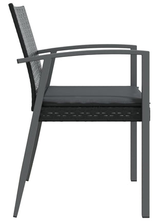 Tuinstoelen Met Kussens 56,5X57X83 Cm Poly Rattan