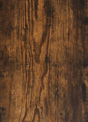 Badkamerkast 58x33x60 cm bewerkt hout gerookt eikenkleurig