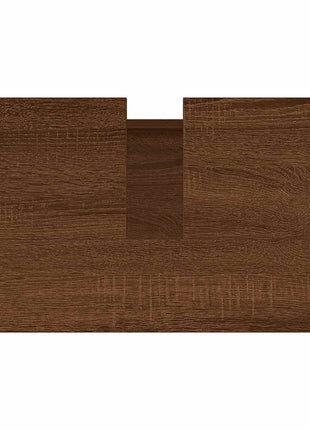 Badkamerkast 58X33X60 Cm Bewerkt Hout Bruin Eikenkleur