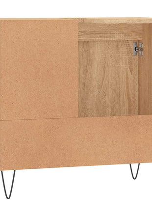 Badkamerkast 65x33x60 cm bewerkt hout sonoma eikenkleurig