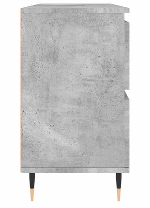 Badkamerkast 80X33X60 Cm Bewerkt Hout Betongrijs