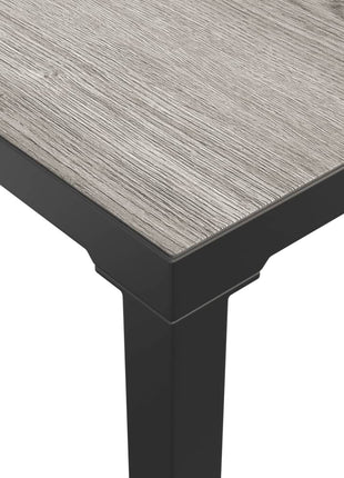 5-Delige Loungeset Poly Rattan Zwart En Grijs