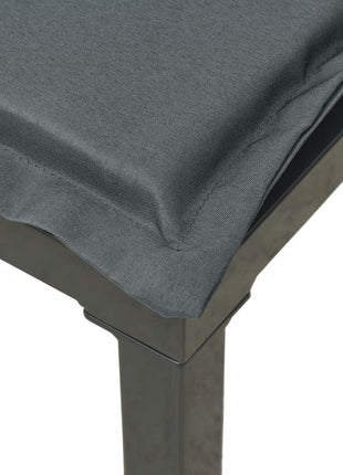 6-Delige Loungeset Poly Rattan Zwart En Grijs