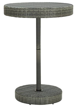 5-Delige Tuinbarset Poly Rattan En Massief Acaciahout