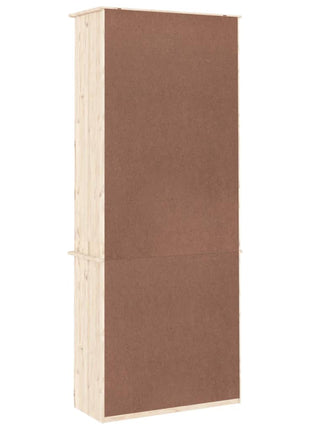 Boekenkast Met Lades Alta 77X35X186,5 Cm Massief Grenenhout