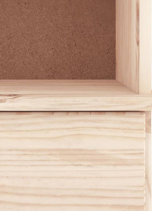 Boekenkast Met Lades Alta 77X35X186,5 Cm Massief Grenenhout