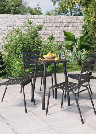 11-Delige Tuinset Staal Antracietkleurig