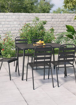 11-Delige Tuinset Staal Antracietkleurig