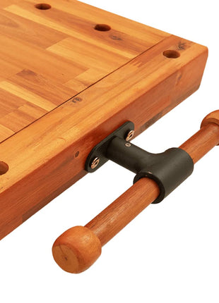 Tafelwerkbank Met Bankschroef 52X44X9,5 Cm Massief Acaciahout