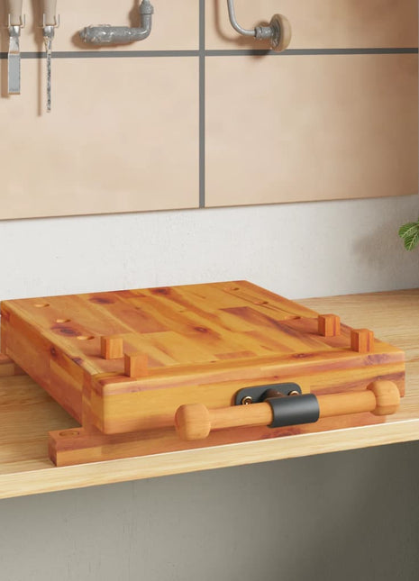 Tafelwerkbank Met Bankschroef 52X44X9,5 Cm Massief Acaciahout