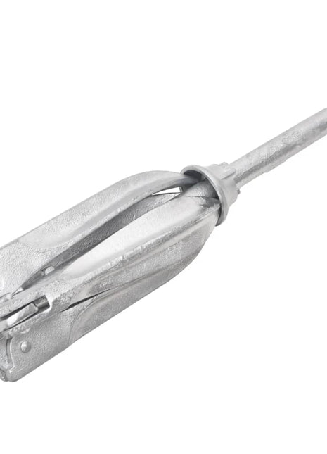 Anker inklapbaar 10 kg thermisch verzinkt gietijzer zilver