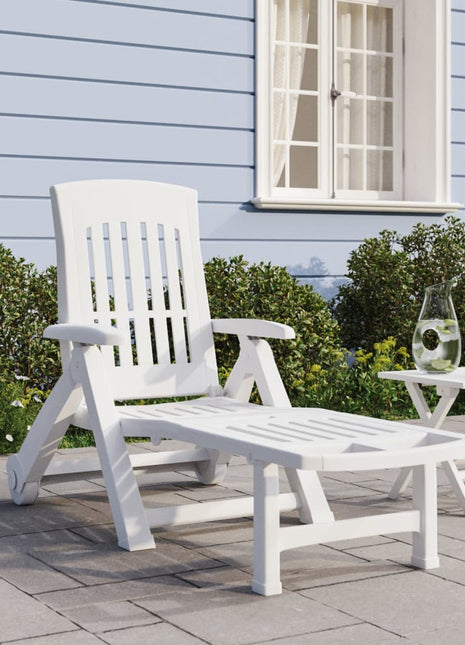 Ligbed Met Wielen Inklapbaar Pp Kleurig