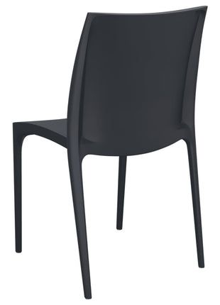 Tuinstoelen 2 st 50x46x80 cm polypropeen antracietkleurig