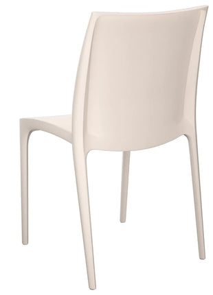 Tuinstoelen 2 st 50x46x80 cm polypropeen crèmekleurig