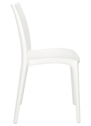 Tuinstoelen 2 st 50x46x80 cm polypropeen wit