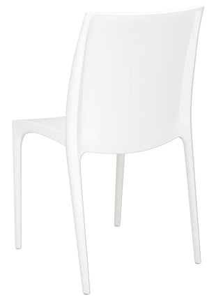 Tuinstoelen 2 st 50x46x80 cm polypropeen wit