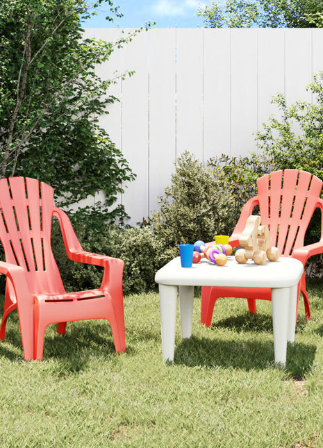 Kindertuinstoelen 2 st hout-look 37x34x44 cm polypropeen