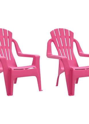 Kindertuinstoelen 2 st hout-look 37x34x44 cm polypropeen roze