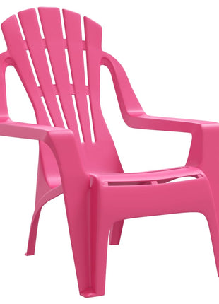 Kindertuinstoelen 2 st hout-look 37x34x44 cm polypropeen roze