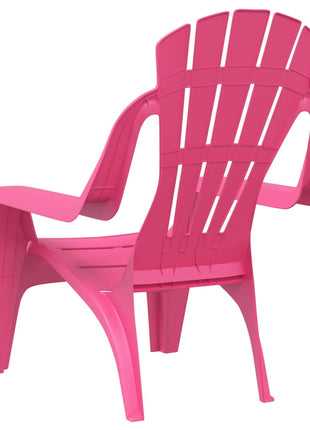 Kindertuinstoelen 2 st hout-look 37x34x44 cm polypropeen roze
