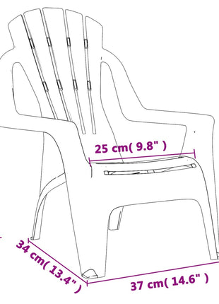 Kindertuinstoelen 2 st hout-look 37x34x44 cm polypropeen roze