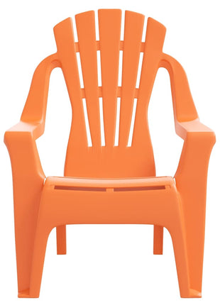 Kindertuinstoelen 2 st hout-look 37x34x44 cm polypropeen oranje