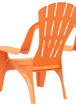 Kindertuinstoelen 2 st hout-look 37x34x44 cm polypropeen oranje