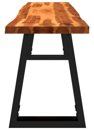 Bankje Met Natuurlijke Rand Massief Acaciahout