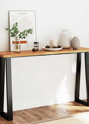 Wandtafel Met Natuurlijke Rand Massief Acaciahout