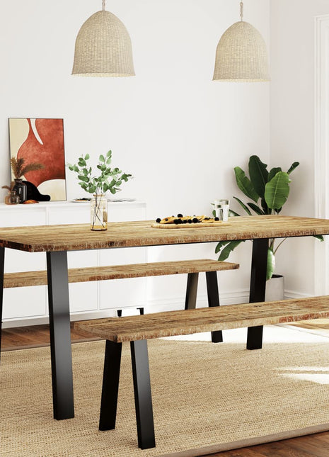 Eettafel 200x90x75 cm massief acaciahout