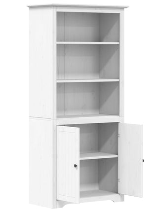Boekenkast Bodo 82X40X173 Cm Massief Grenenhout