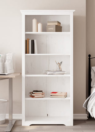 Boekenkast 5-Laags Bodo 82X40X173 Cm Massief Grenenhout