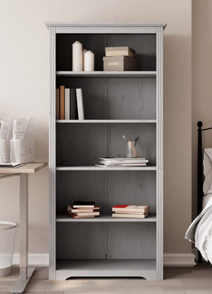 Boekenkast 5-Laags Bodo 82X40X173 Cm Massief Grenenhout