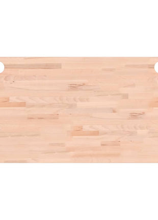 Bureaublad 110x55x2,5 cm massief beukenhout