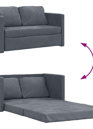 Slaapbank Vloermodel 2-In-1 122X204X55 Cm Fluweel