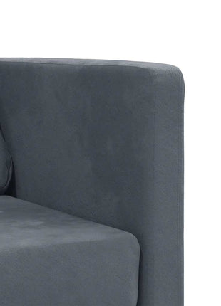 Slaapbank Vloermodel 2-In-1 122X204X55 Cm Fluweel
