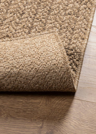 Vloerkleed ZIZUR binnen en buiten 80x150 cm jute look