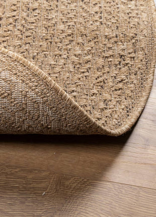 Vloerkleed ZIZUR binnen en buiten 90 cm jute look