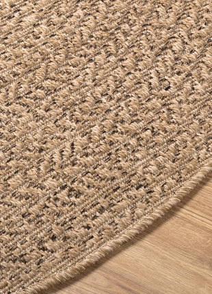 Vloerkleed ZIZUR binnen en buiten 90 cm jute look