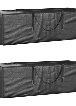 Opbergtas Voor Kerstbomen Polyetheen Zwart