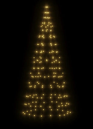 Led-Kerstboom Aan Vlaggenmast 200 Led's Warm Wit Warmwit