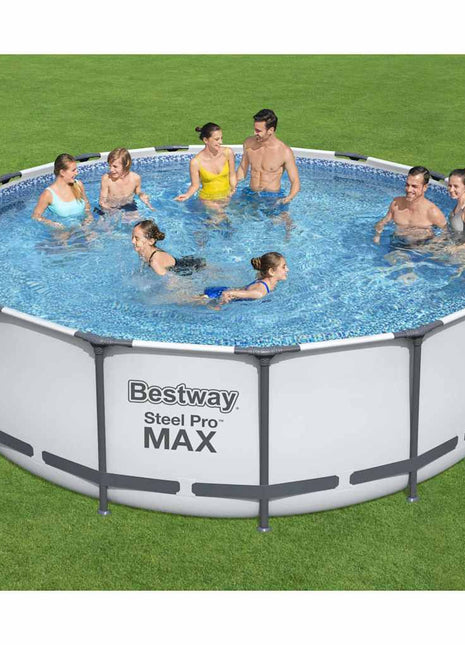 Steel Pro MAX Zwembadset rond 457x122 cm