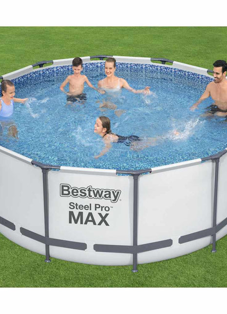 Steel Pro MAX Zwembadset rond 366x122 cm