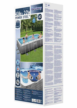 Power Steel Zwembadset 404x201x100 cm